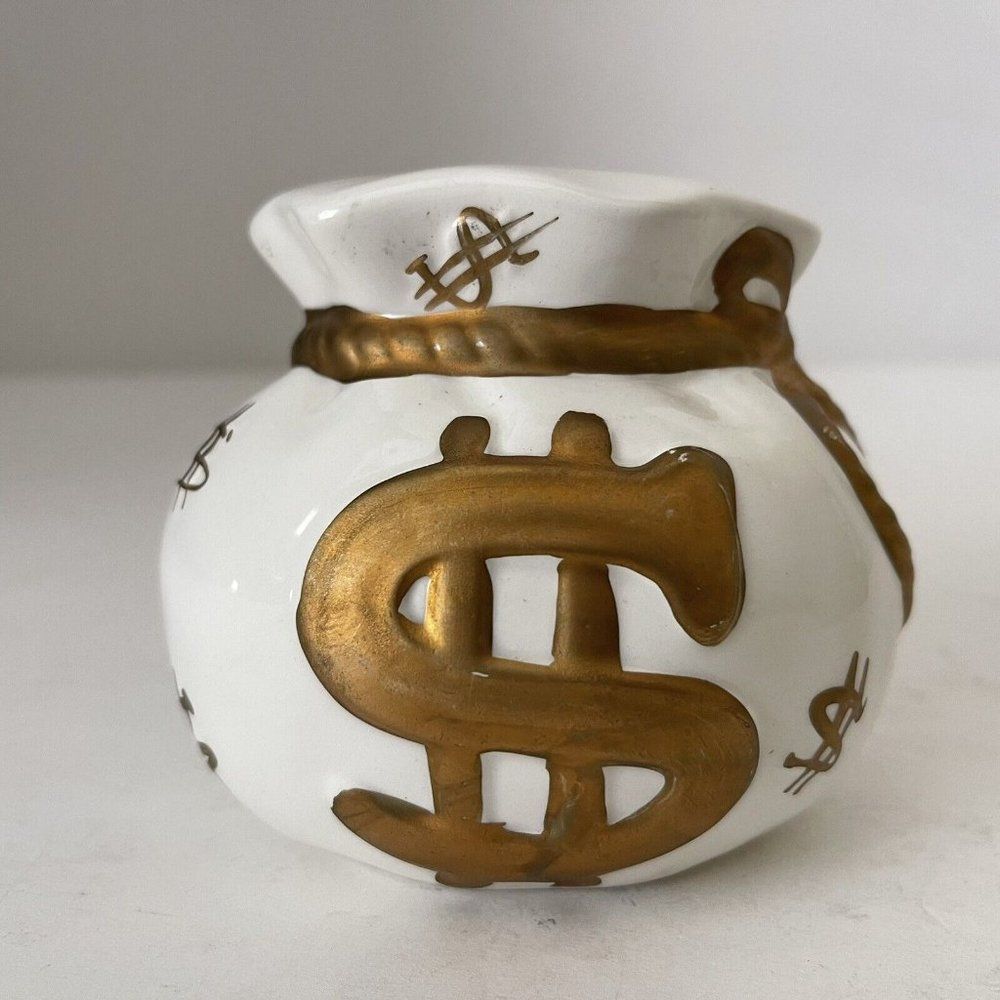 Mikey Bags Of Money Piggy Coin Bank Money Bag Collectable